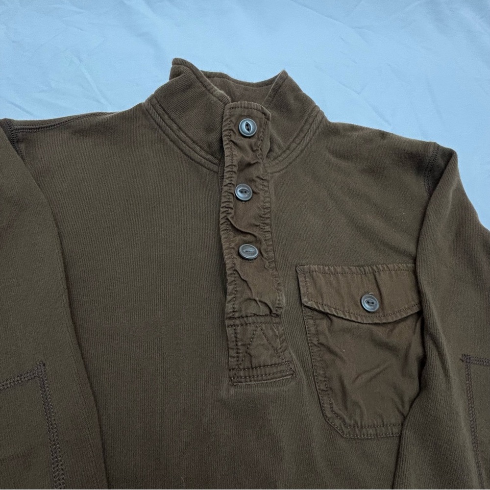 Eddie Bauer Sport Shop Brown Shirt Relaxed Fit